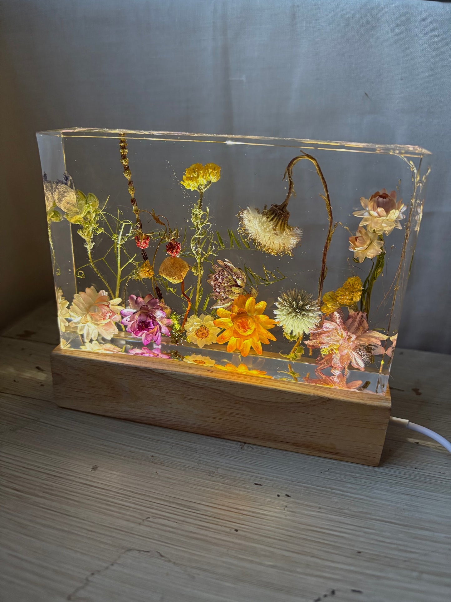 Rectangular Magic Meadow nightlight