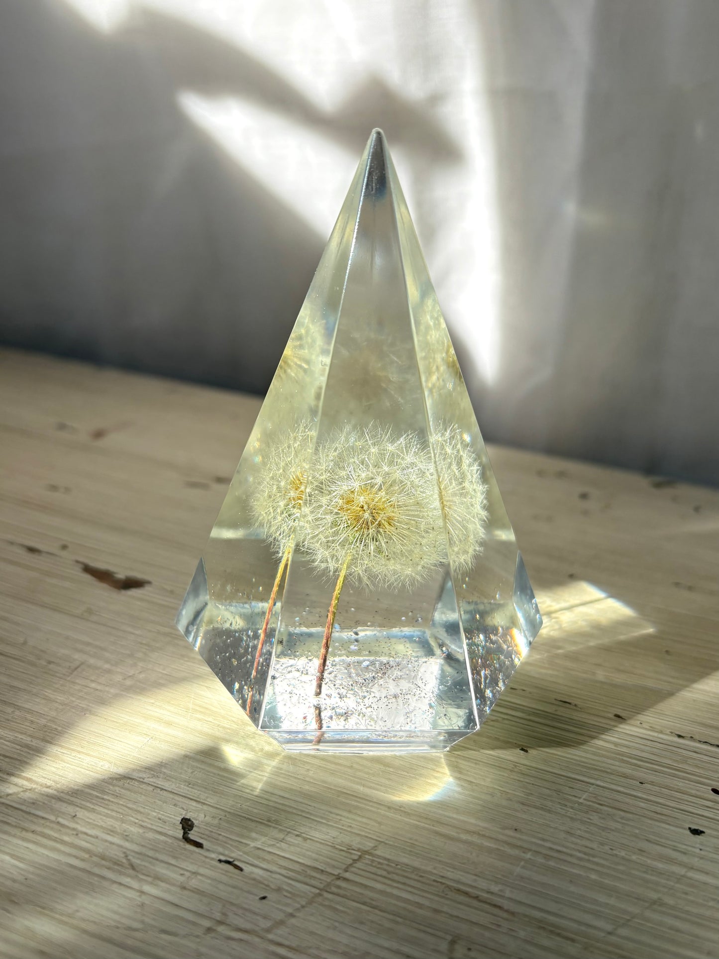 Crystal Dandelion nightlight