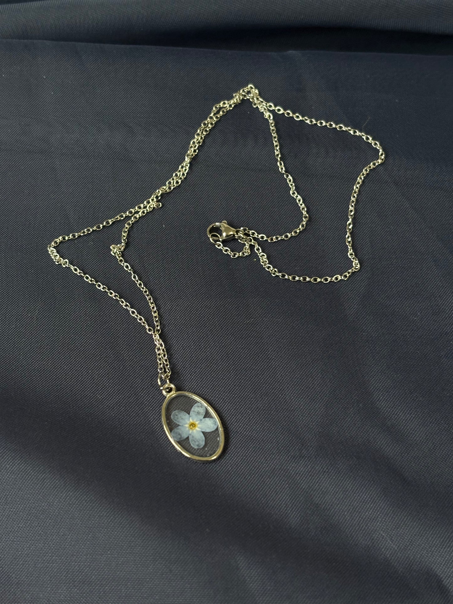Forget-me-Not necklace
